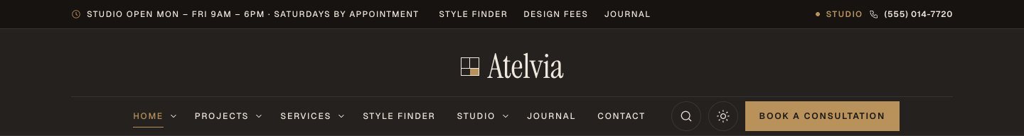 Architecture & interiors header