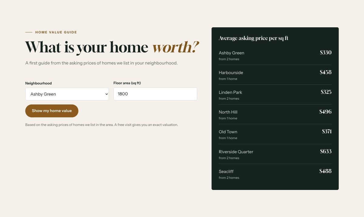 A home value guide for sellers