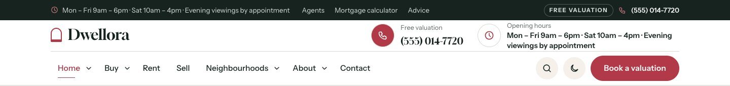 Independent realtor header