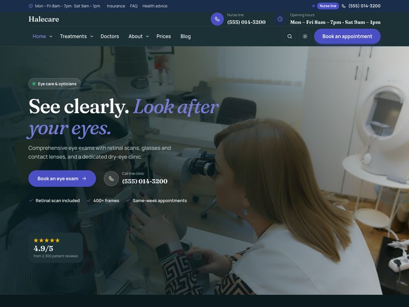 Eye care demo