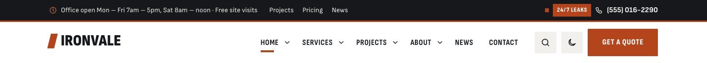 Renovation & remodeling header