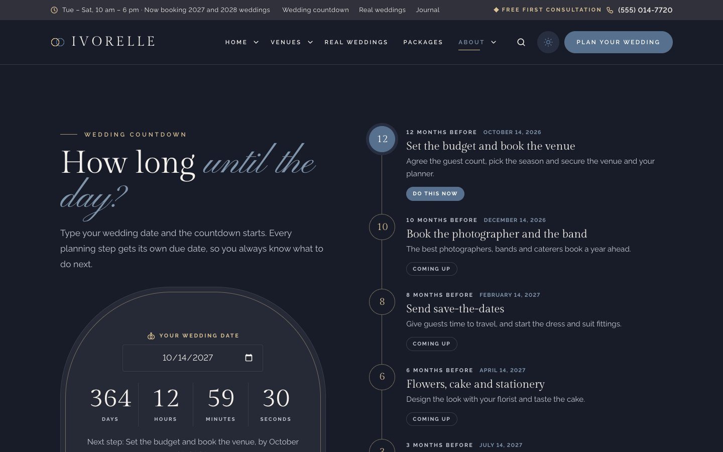 Ivorelle in dark mode