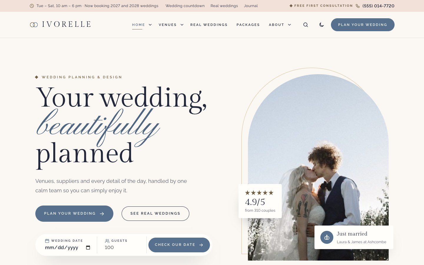 Ivorelle home page