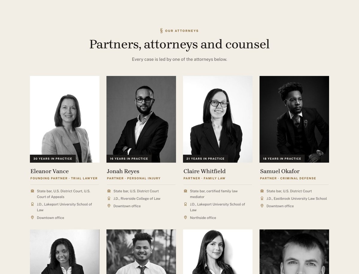 Attorneys people trust