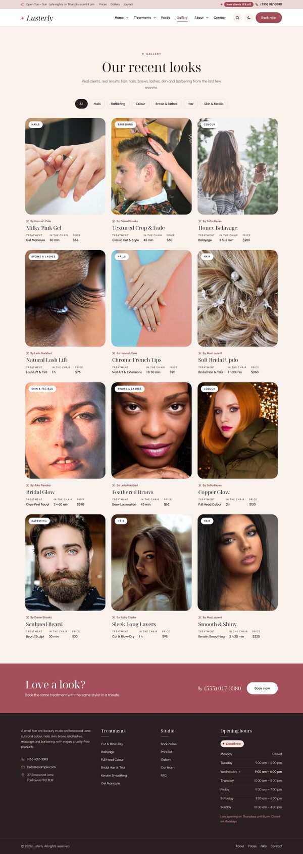 Gallery page
