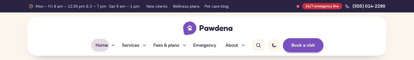 Cat-friendly clinic header
