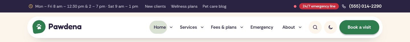 Exotic & small pet vet header