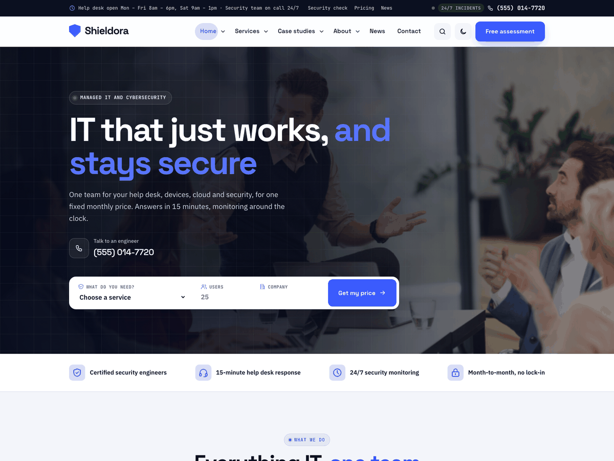 Shieldora home page