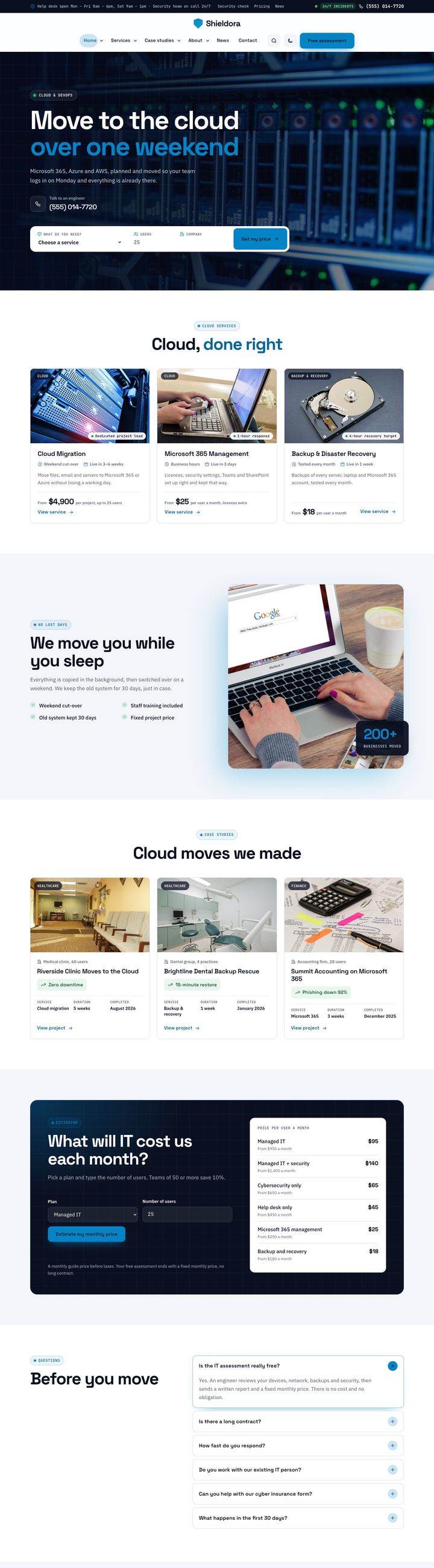 Cloud & DevOps demo home page