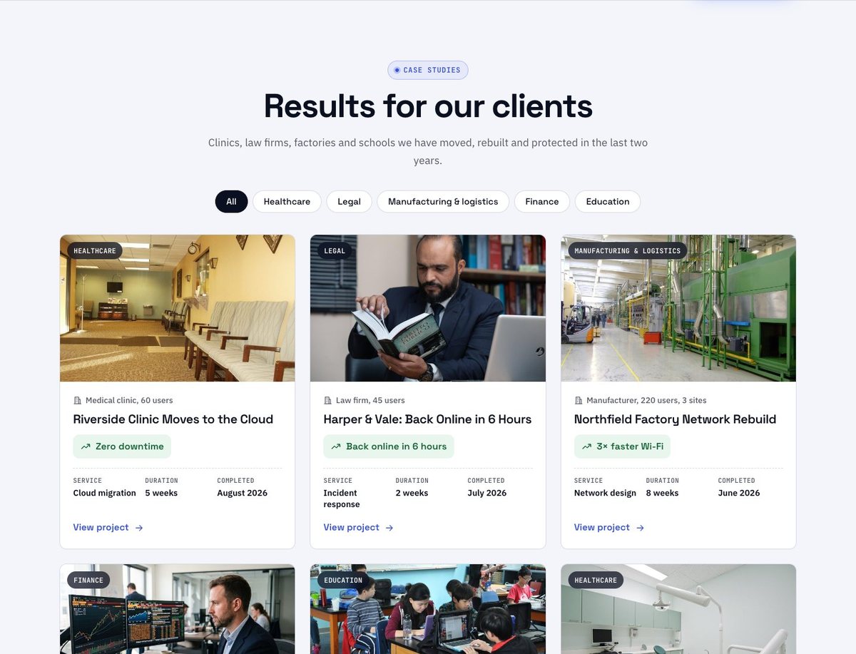 Case studies that win the next client