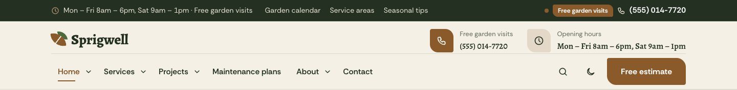 Tree surgeon & arborist header